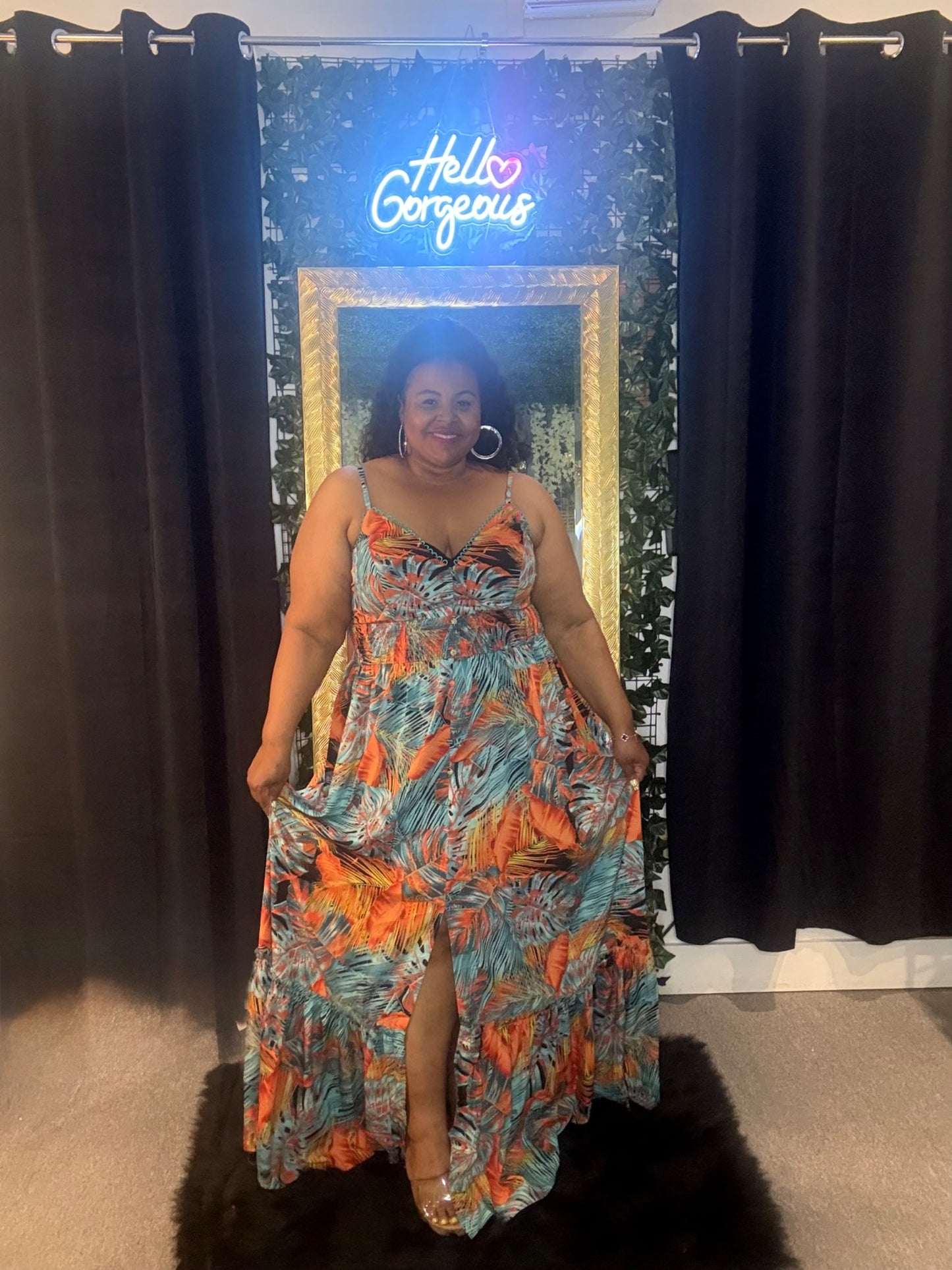 Island Tropic Maxi Dress