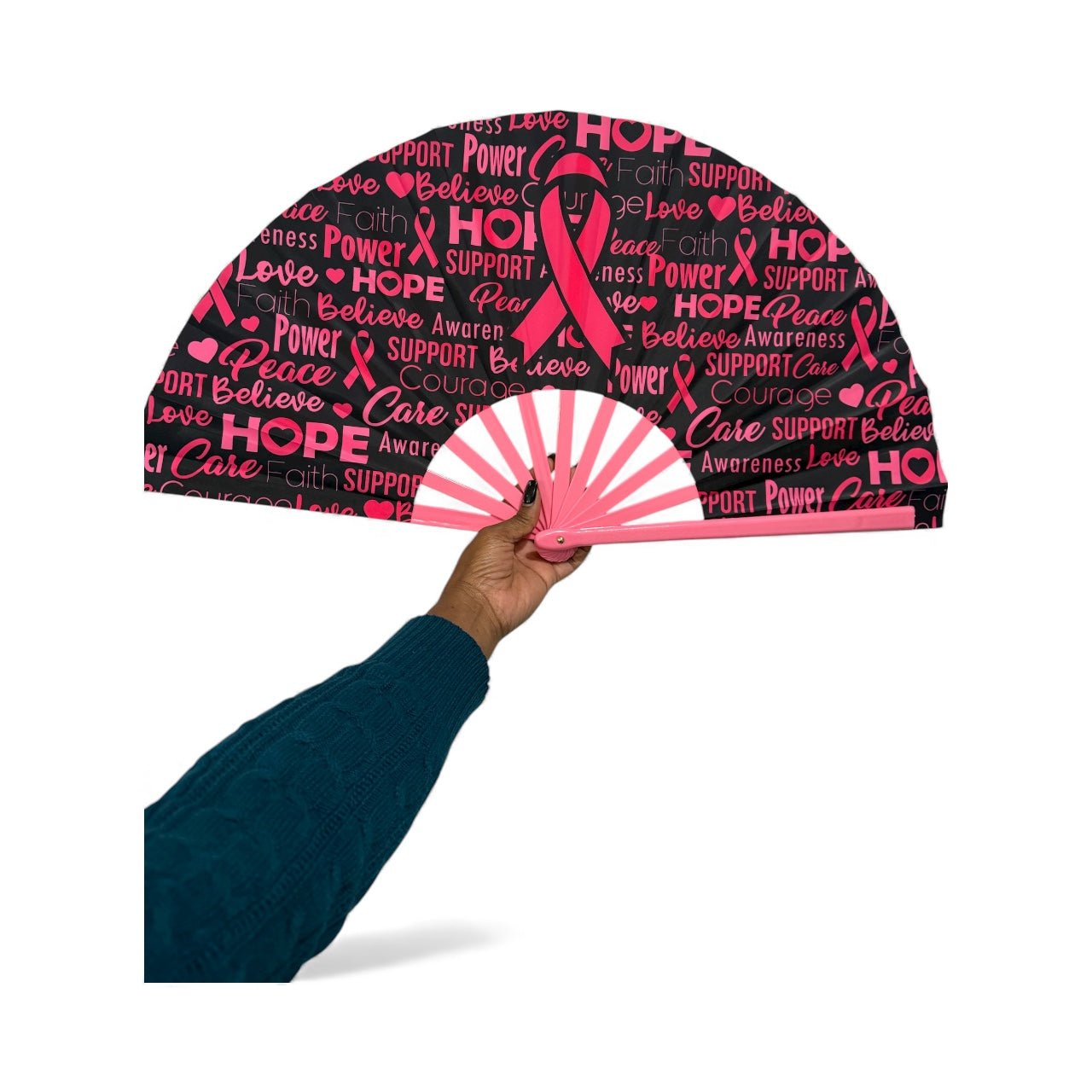 Breast Cancer Awareness Hand Fan