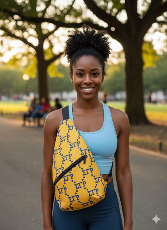 Sigma Gamma Rho Sling Bag: Greek Sorority Crossbody