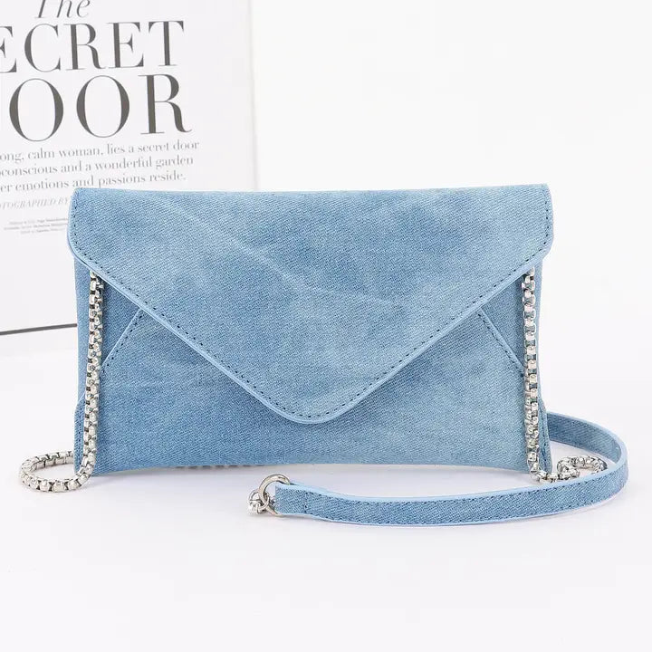 Denim Clutch