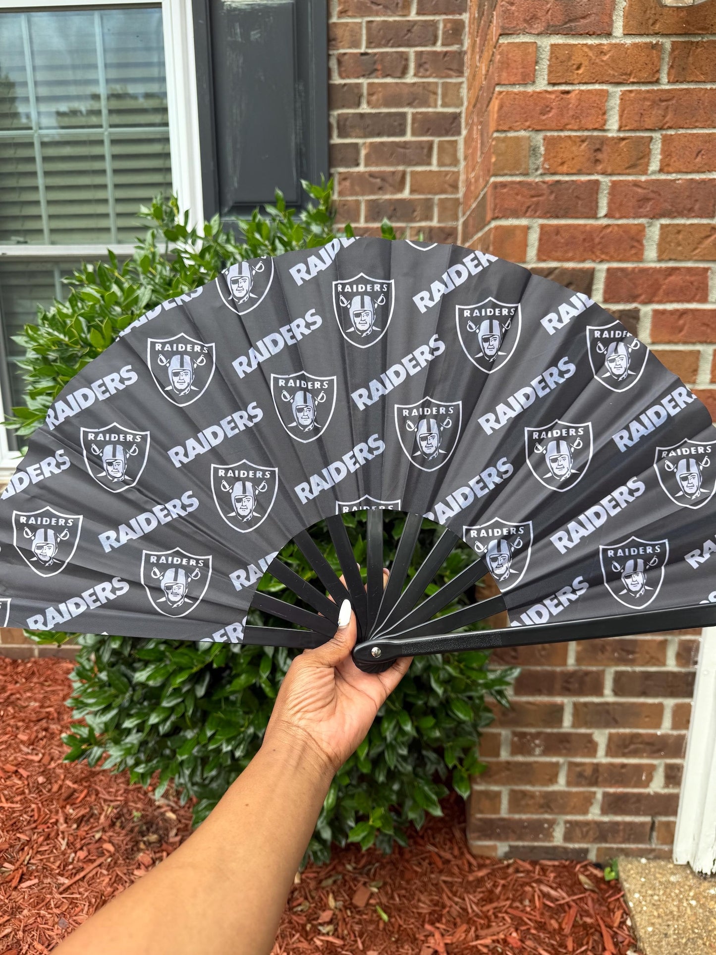 Las Vegas Raiders Folding Clack Fan | Game Day Sports Fan | NFL Clack Fan | Football Accessories | Raider Nation