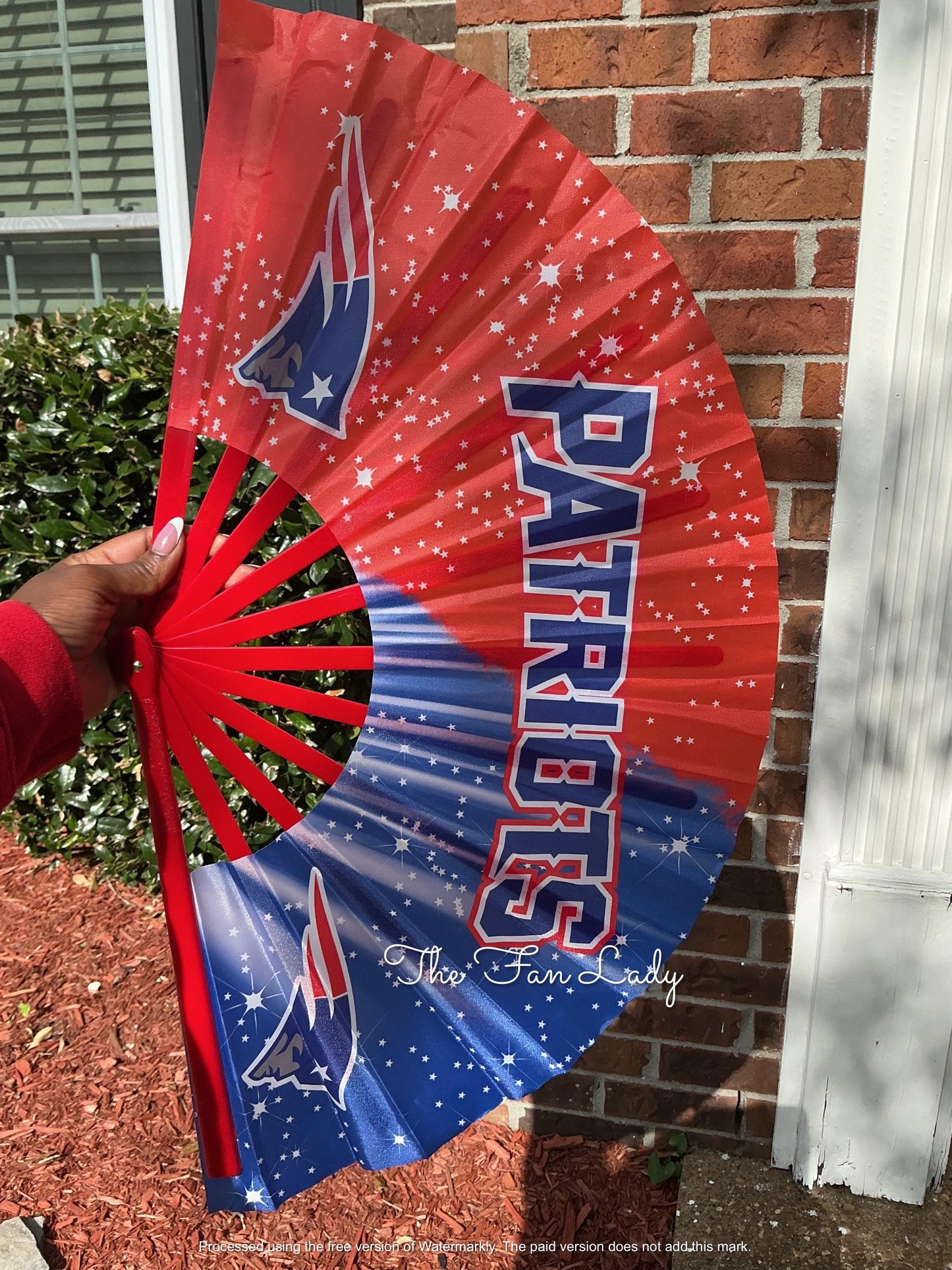 New England Patriots Hand Fan for Game Day
