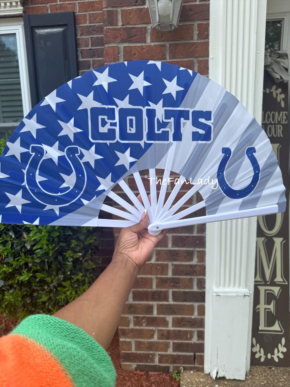 Indianapolis Colts Game Day Folding Hand Fan