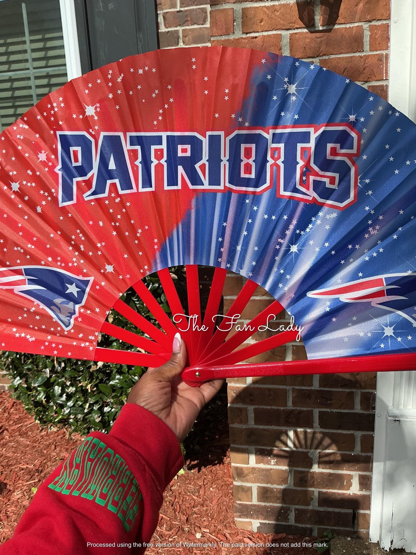 New England Patriots Hand Fan for Game Day