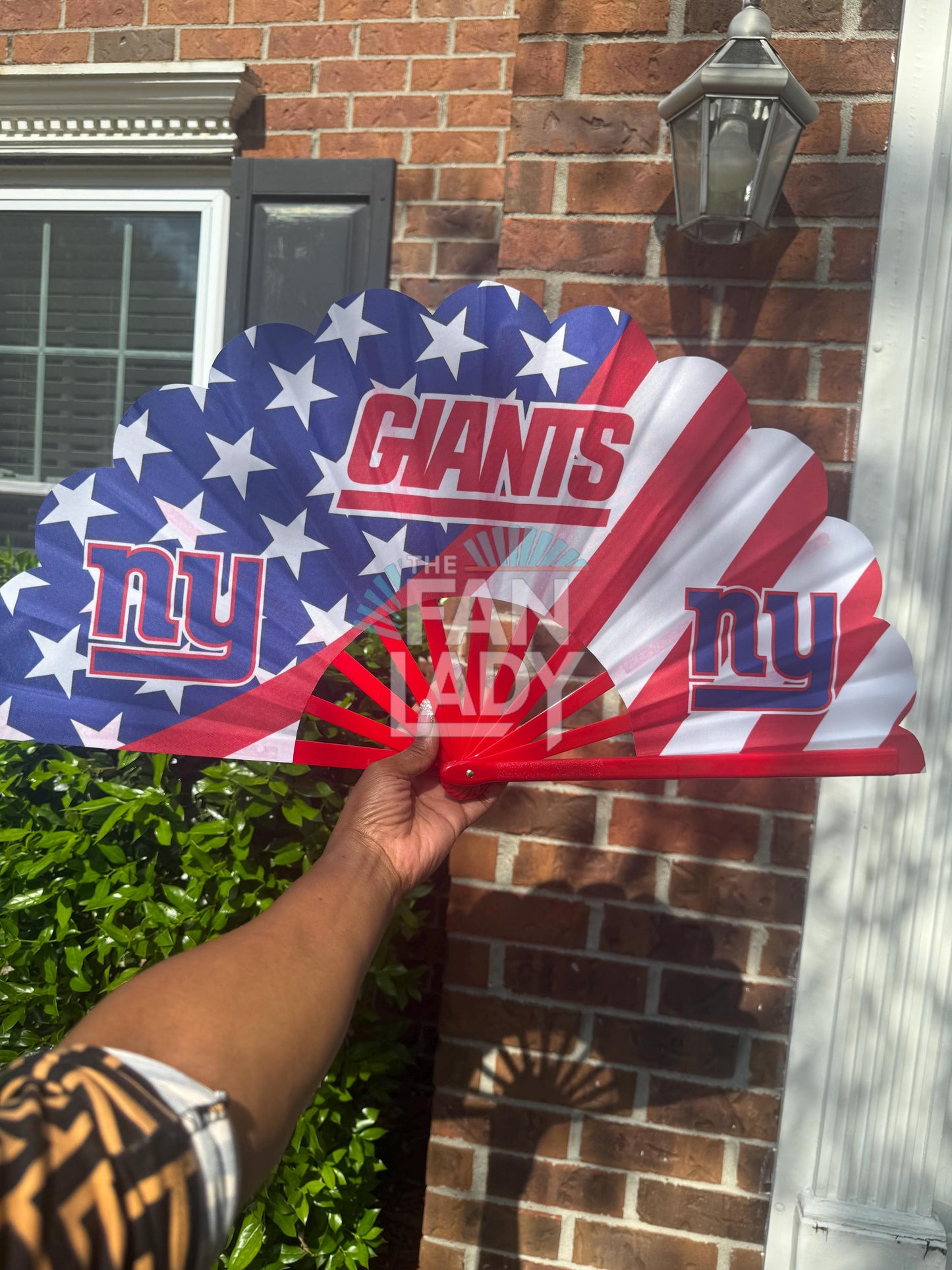 Giants Handheld Folding Fan, New York Football Fan Gift