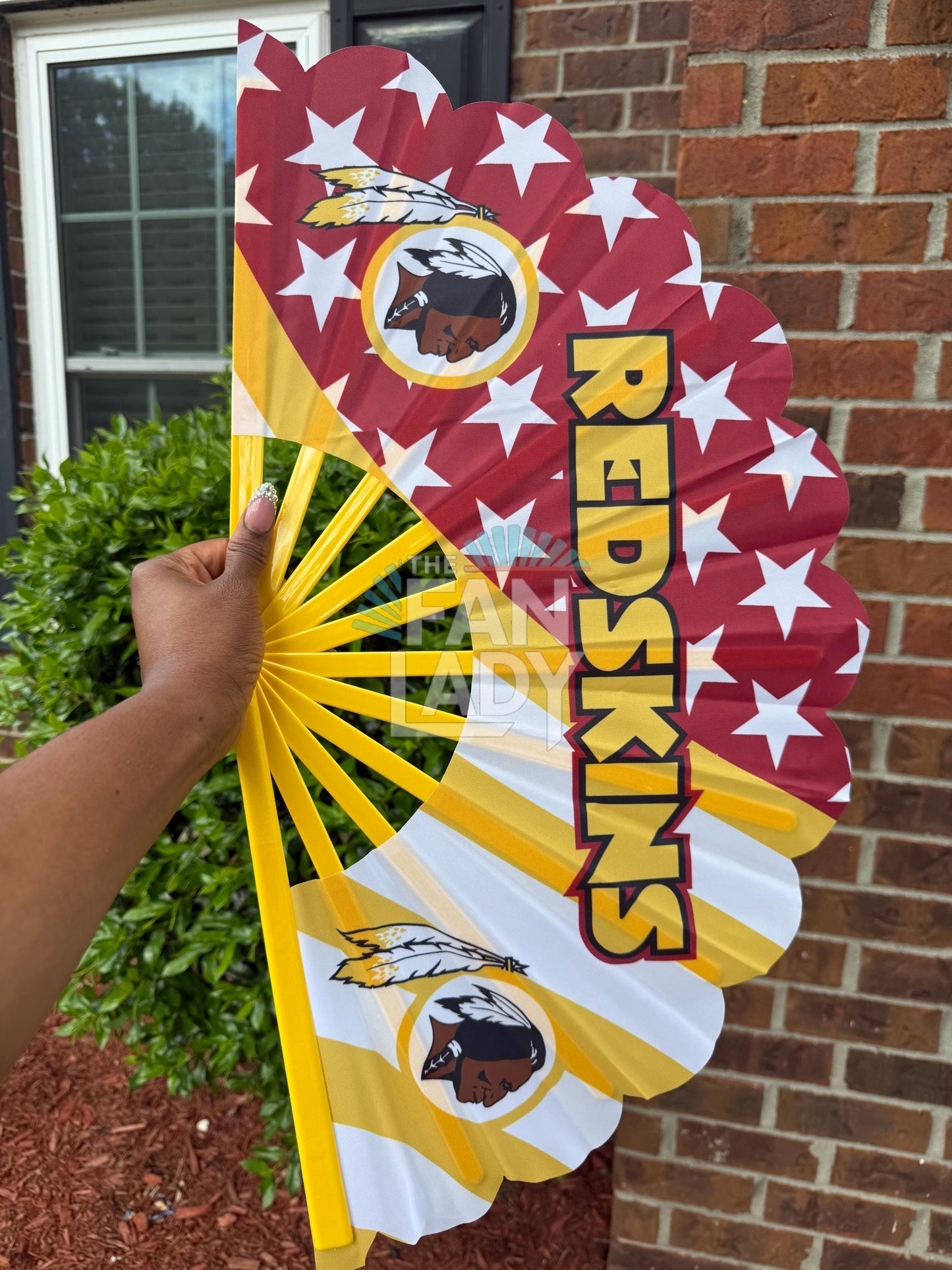 Redskins Handheld Folding Fan, Washington Football Fan Gift