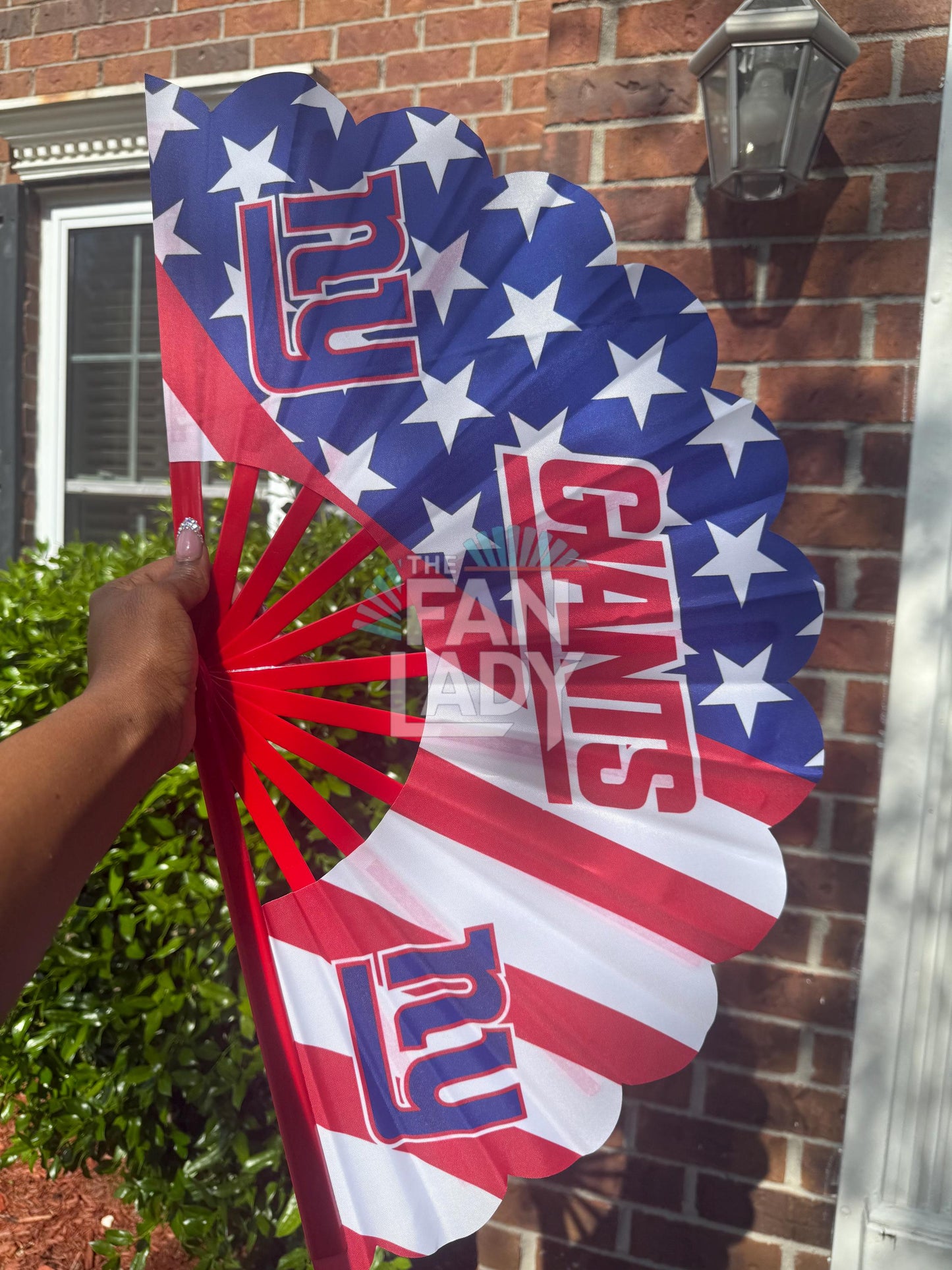 Giants Handheld Folding Fan, New York Football Fan Gift