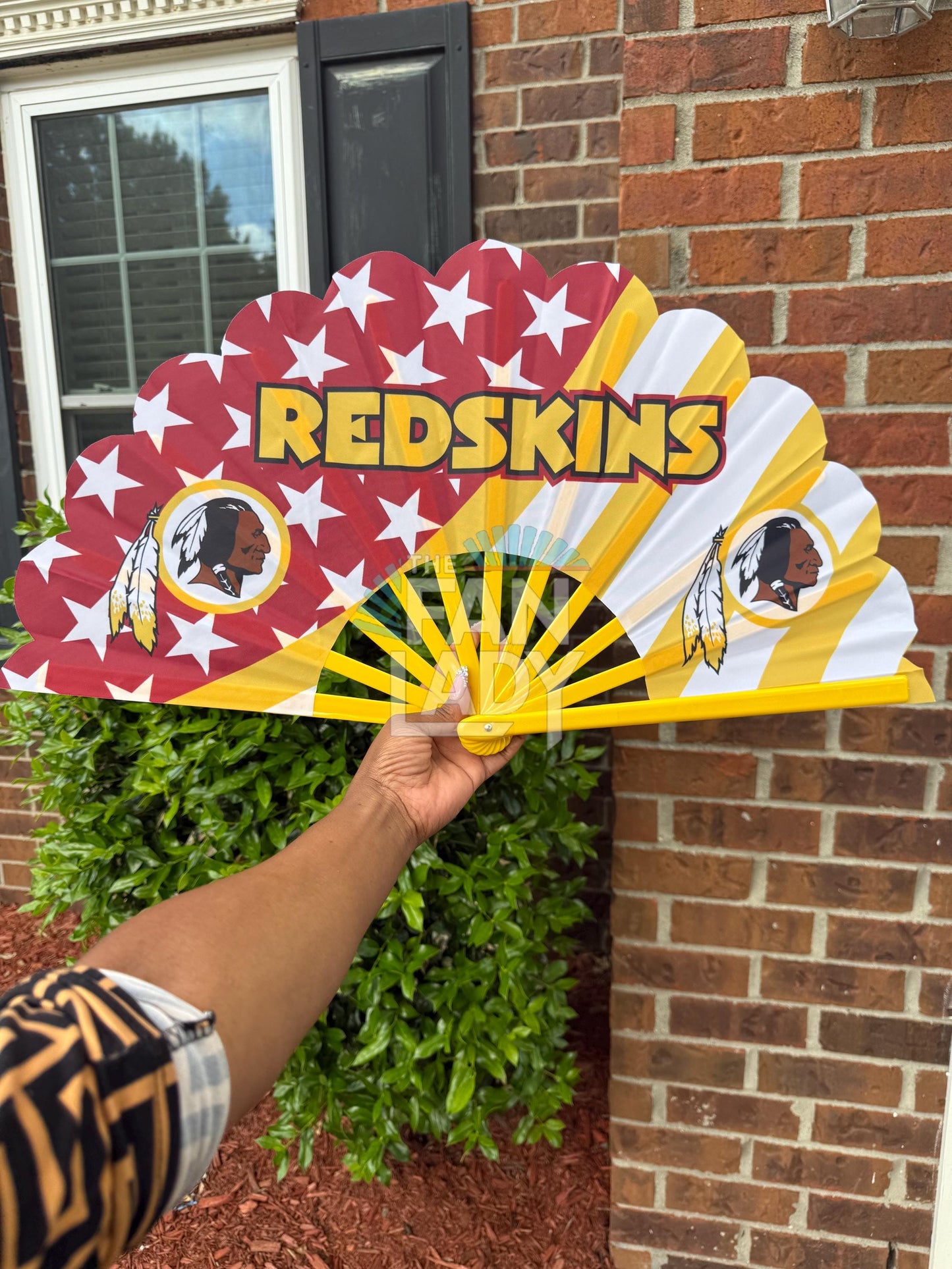 Redskins Handheld Folding Fan, Washington Football Fan Gift