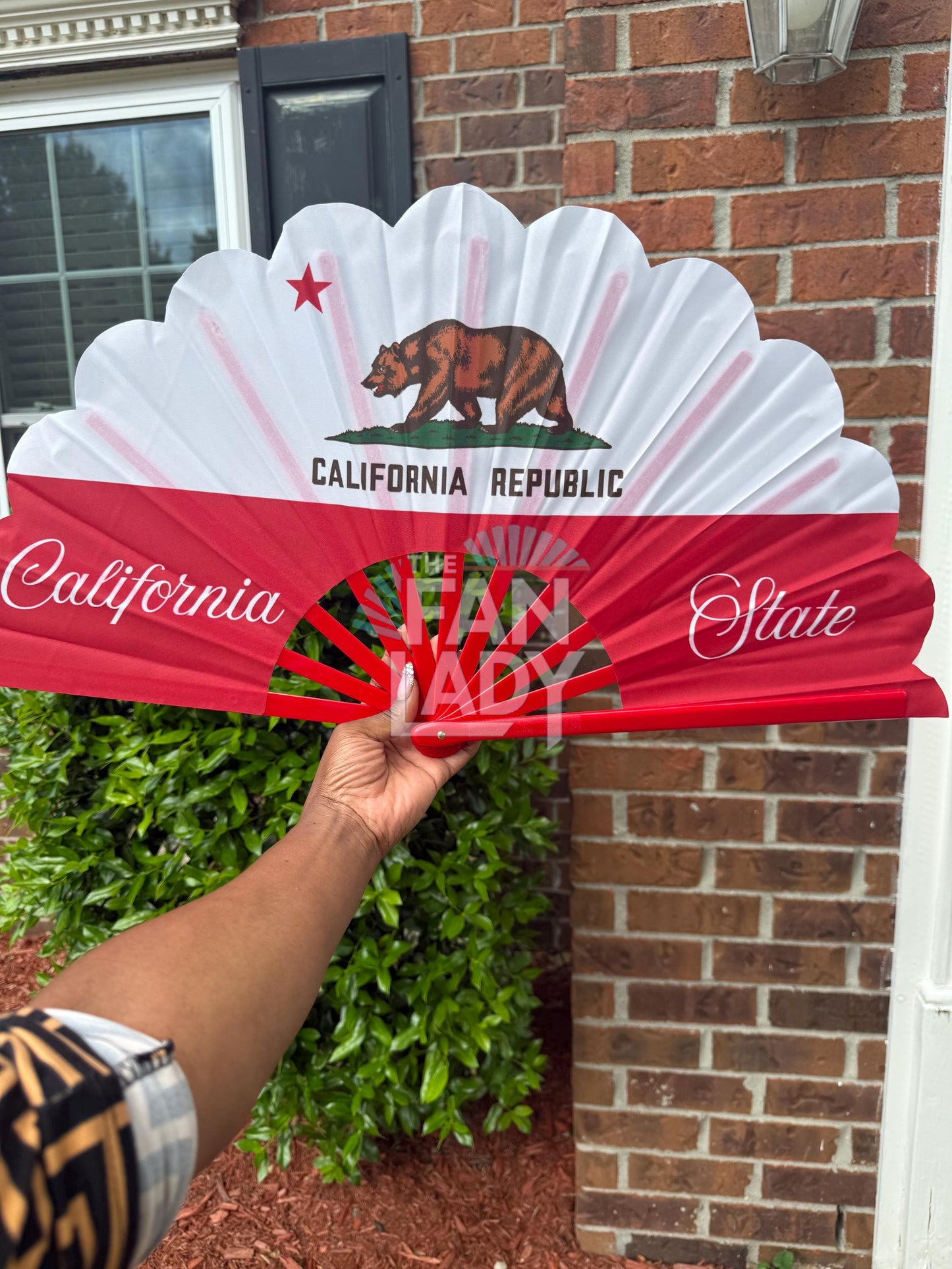 California Republic State Flag Clack Fan