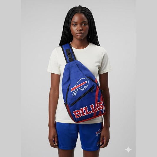 Buffalo Bills Sling Bag: NFL Crossbody Backpack