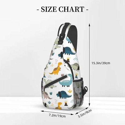 Delta Sigma Theta Crossbody Backpack: Elephant Design Greek Sorority Travel Bag
