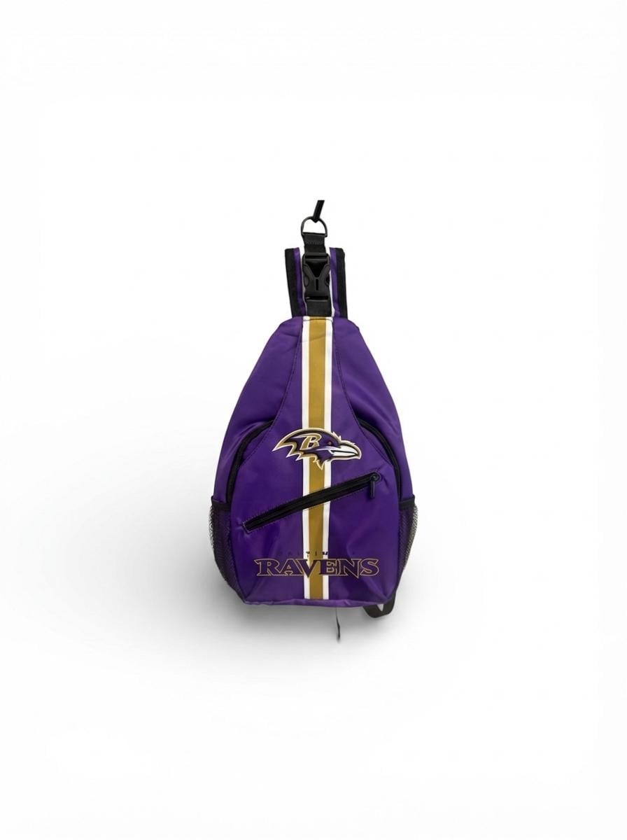 Baltimore Ravens Sling Bag: NFL Crossbody Backpack – Crown Tower