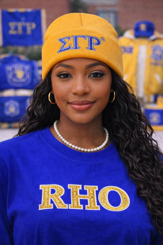 Sigma Gamma Rho Embroidered Sorority Beanie