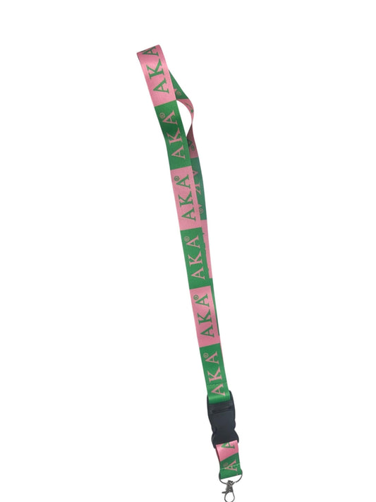 AKA Sorority Lanyard