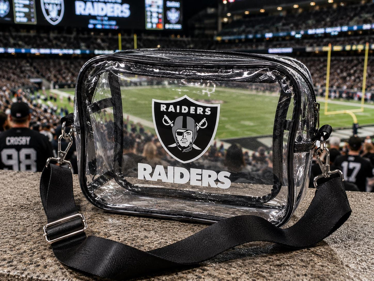 Las Vegas Raiders Clear Crossbody Bag