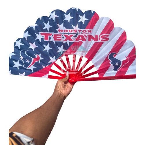 Houston Texans Hand Fan Game Day Tailgate Accessory