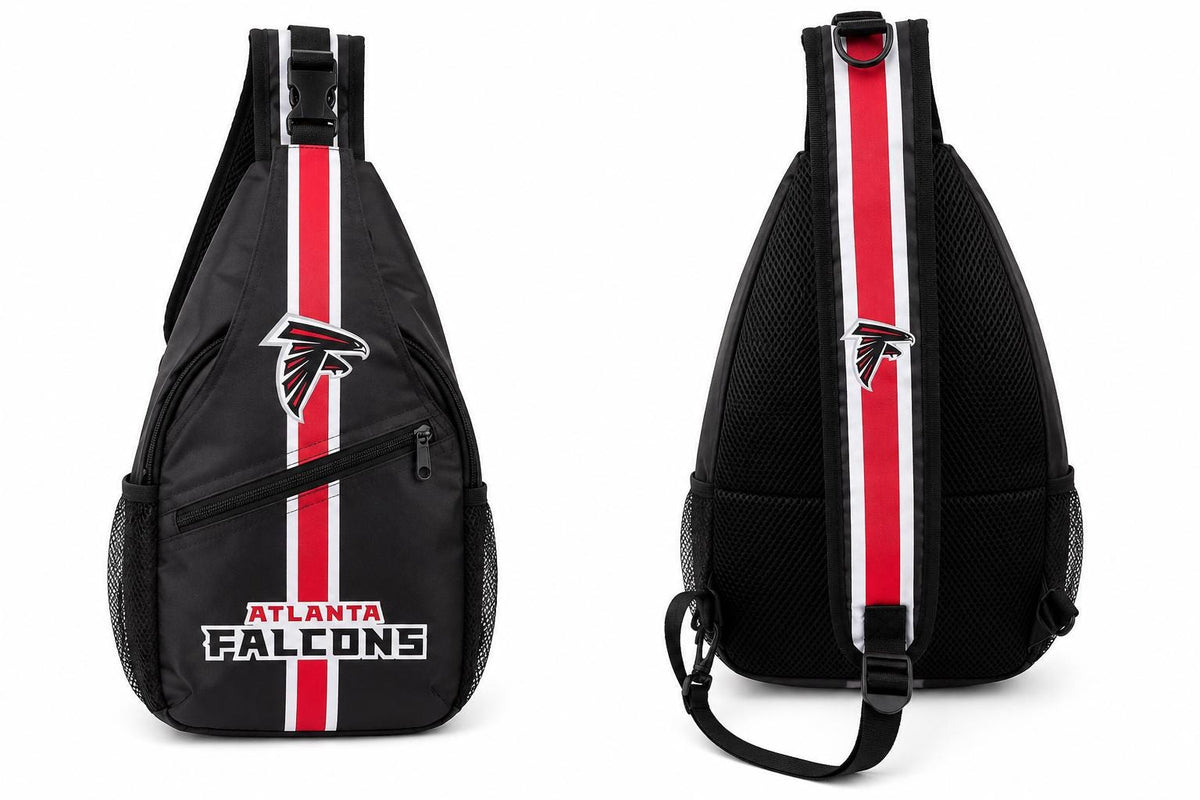 Atlanta Falcons Sling Bag, Football Crossbody Bag, Game Day Backpack, Falcons Fan Gift