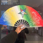 OES Rhinestone Clack Fan: Eastern Star Sorority Fan