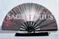 Sagittarius Hand Fan - Red & Black Zodiac Astrology Folding Fan