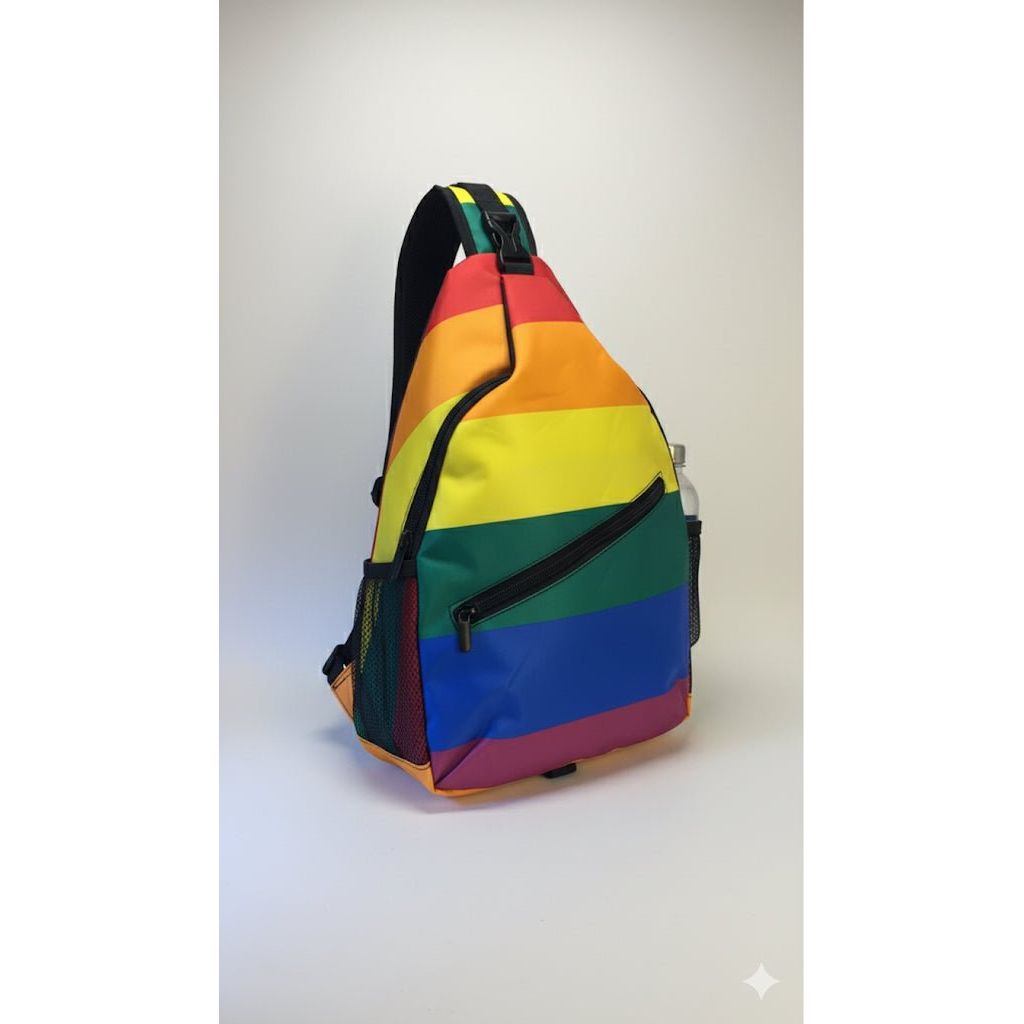 Rainbow Pride Crossbody Sling Bag - LGBTQ+ Pride Shoulder Bag