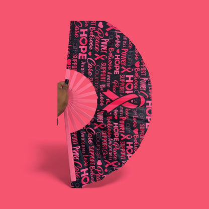 Breast Cancer Awareness Hand Fan