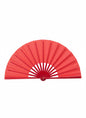 Red Clack Fan: Line Dancing Festival Folding Hand Fan