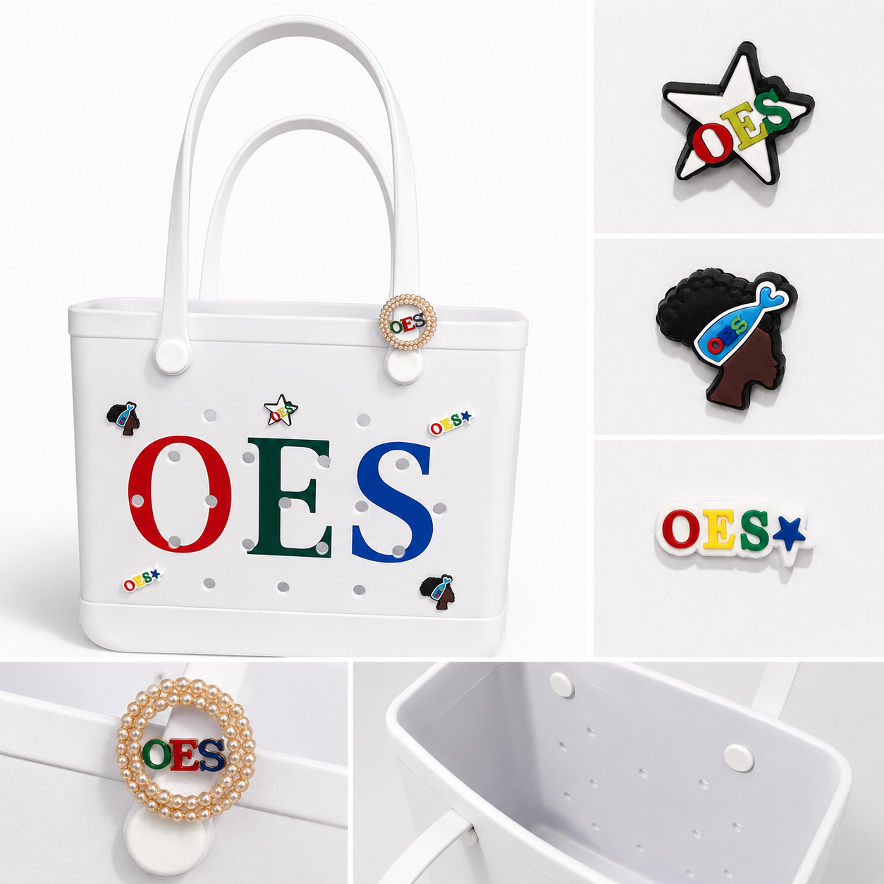 OES EVA Tote Bogg Bag - Eastern Star Gift