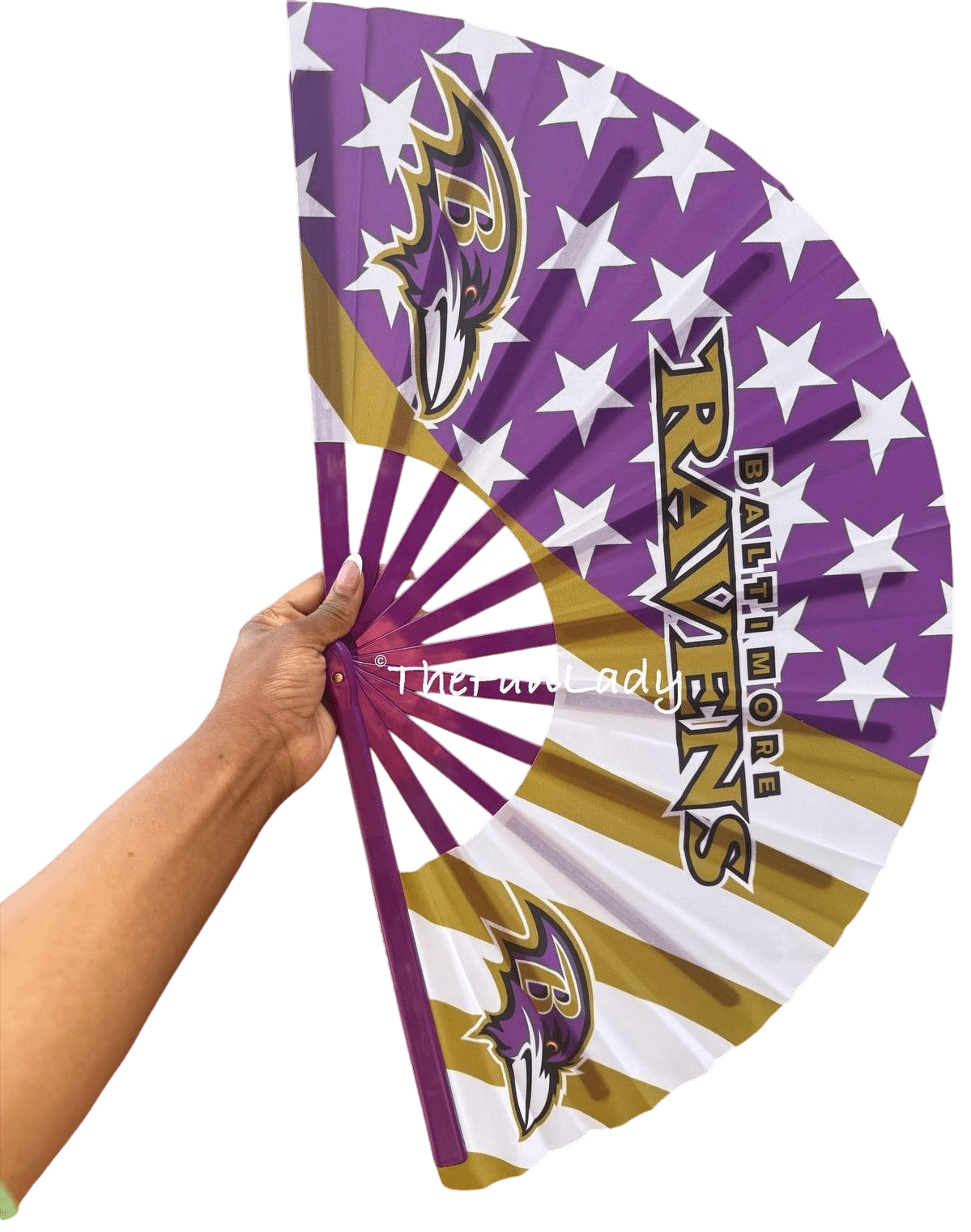 Baltimore Ravens Clack Fan: NFL Game Day Accessory