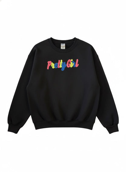 Pretty Girl Sweatshirt Black