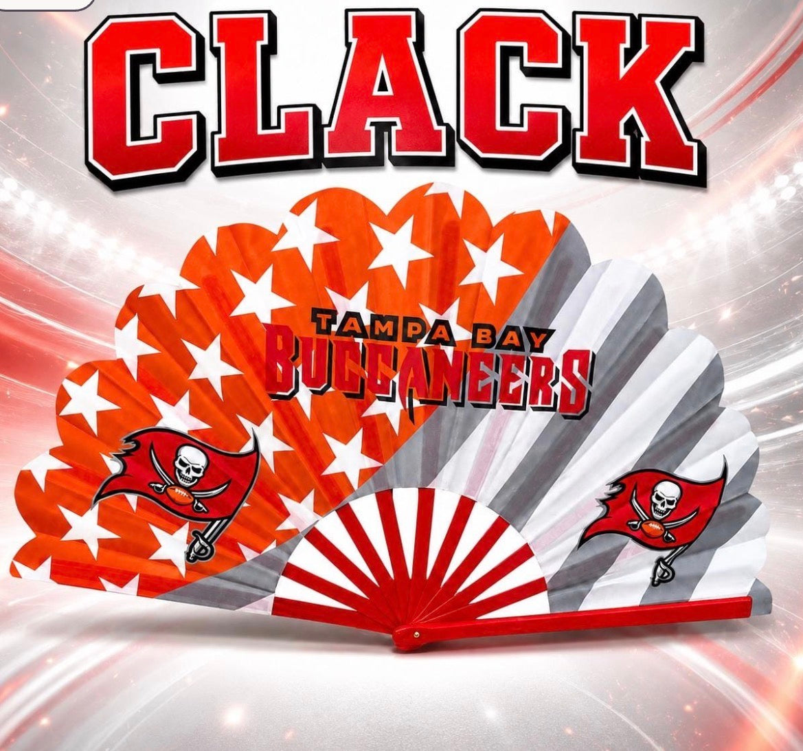 Tampa Bay Buccaneers Clack Fan: NFL Game Day Accessory