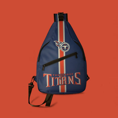 Tennessee Titans Crossbody Sling Bag - Navy Blue NFL Shoulder Bag