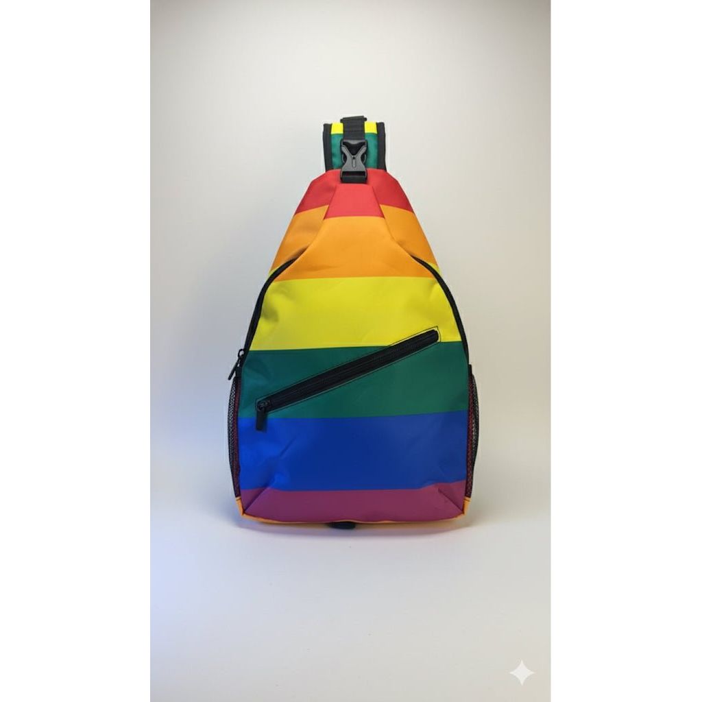 Rainbow Pride Crossbody Sling Bag - LGBTQ+ Pride Shoulder Bag
