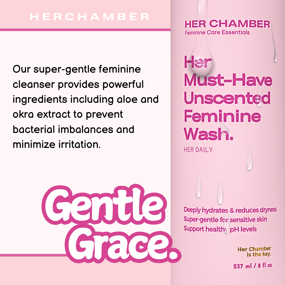 Her Chamber Unscented pH Balancing Feminine Hygiene Wash - 2