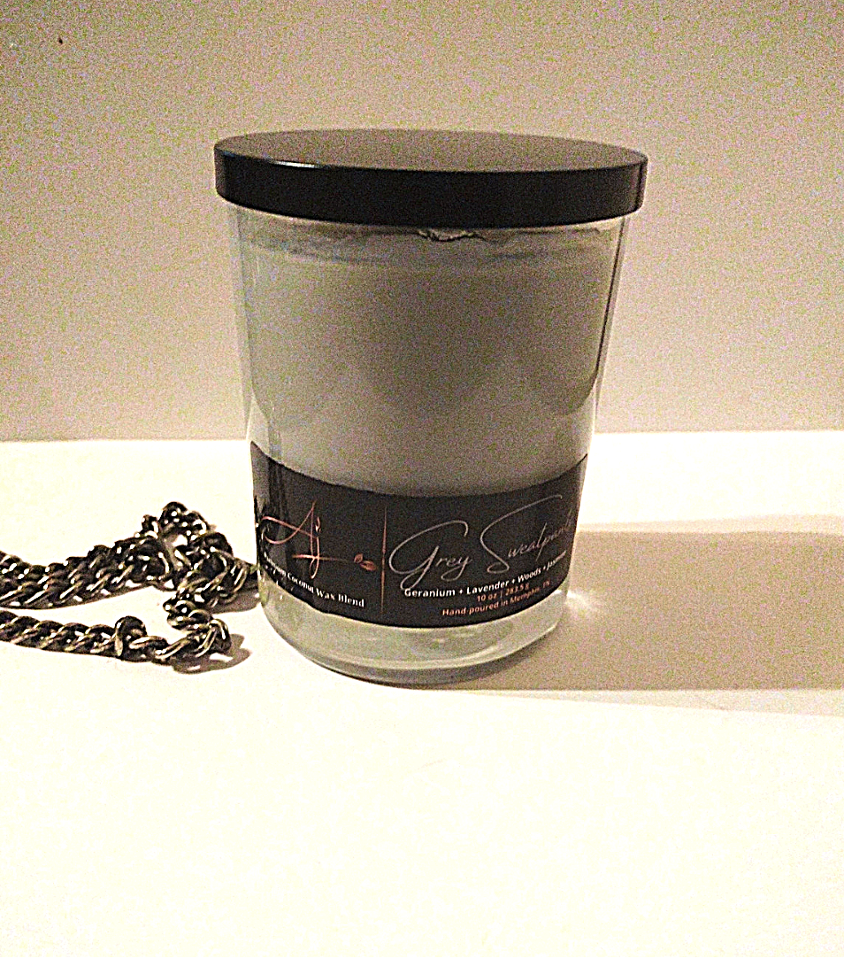 Grey Sweatpants Candle  - 1