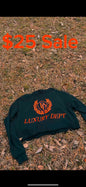 Luxury Dept Crop Hoodie - 1