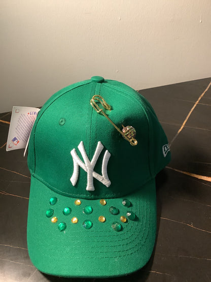 TM custom Baseball cap green NY  - 1