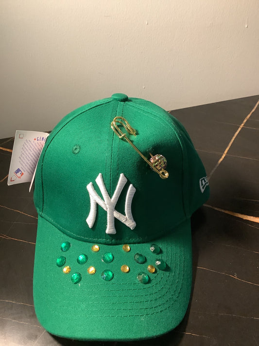 TM custom Baseball cap green NY  - 1