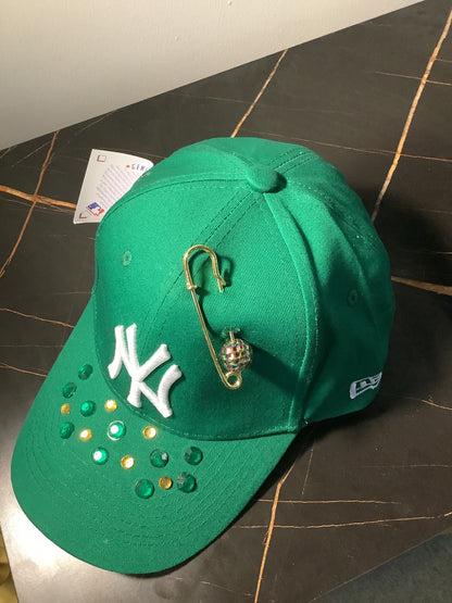 TM custom Baseball cap green NY  - 2
