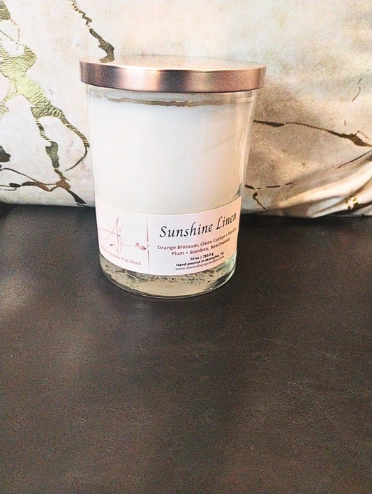 Sunshine Linen Candle - 1