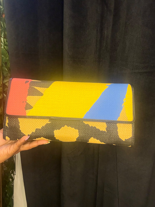 Tribal Print Clutch