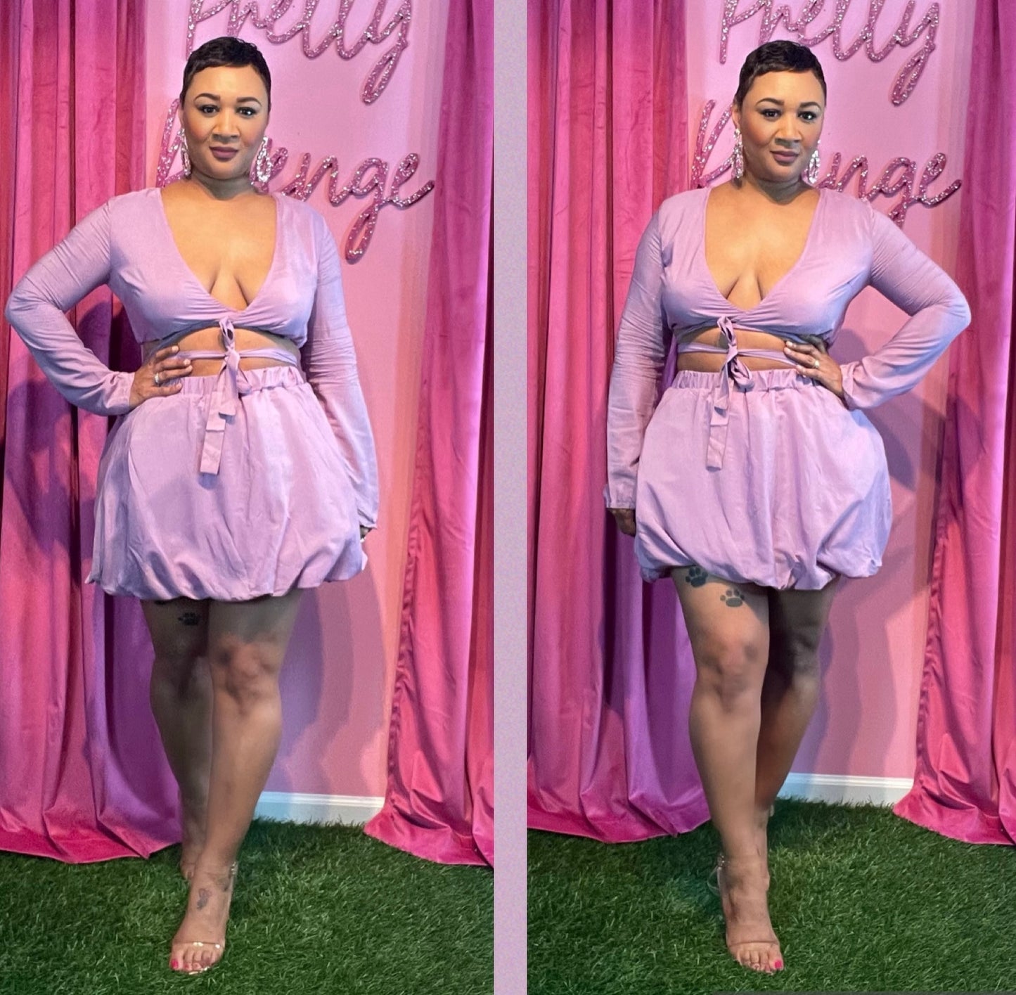 Pastel Gal 2pc skirt set