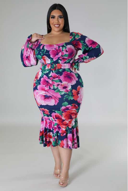 Floral Girly Dress