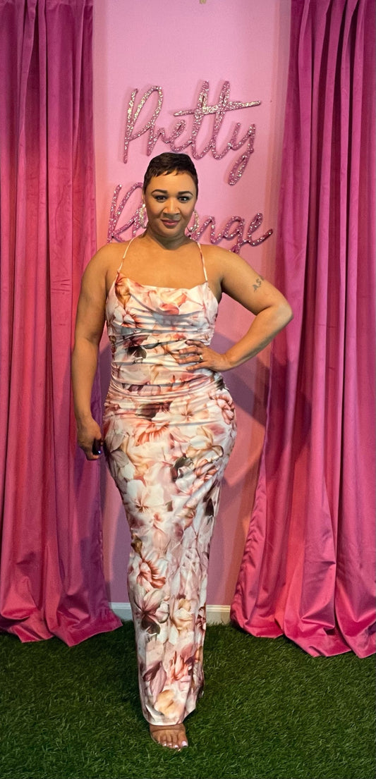 Can I call you Rose maxi dress