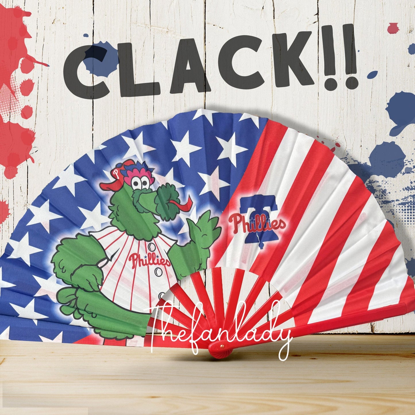 Philadelphia Phillies Clack Fan: MLB Game Day Fan