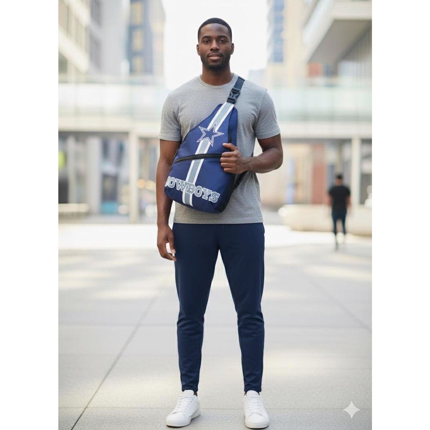 Dallas Cowboys Sling Bag: Crossbody Backpack