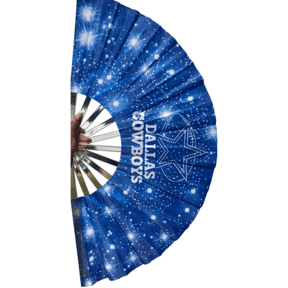 Dallas Cowboys Clack Fan: NFL Folding Hand Fan with Stars