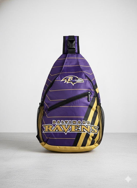 Baltimore Ravens Sling Bag: NFL Crossbody Backpack