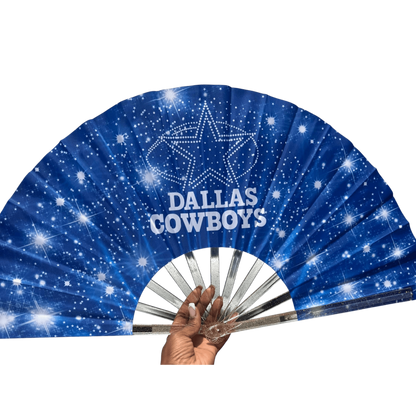 Dallas Cowboys Clack Fan: NFL Folding Hand Fan with Stars