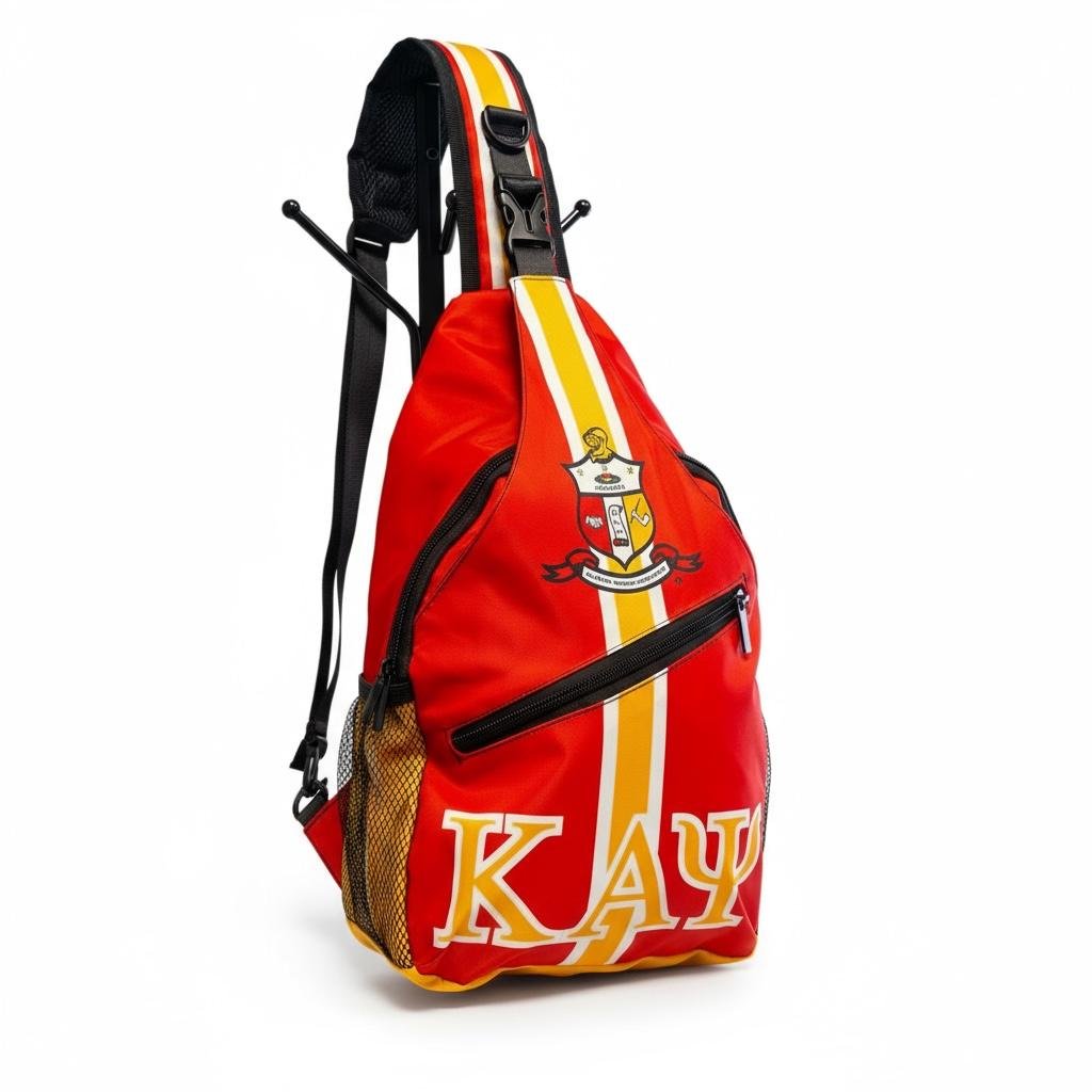 Kappa Alpha Psi Sling Bag: Greek Crossbody Backpack (Copy)