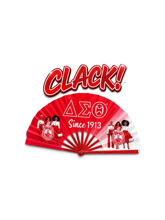 Delta Sigma Theta Folding Hand Fan | DST 1913 Sorority Fan